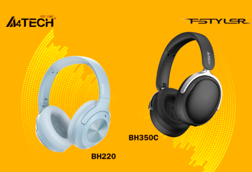 Беспроводная гарнитура A4Tech Fstyler BH220 и BH350C с уникальной конструкцией и гибридной мембраной в MIDICT GROUP
