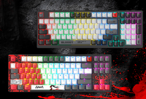 Первая линейка беспроводных клавиатур от Bloody: WS87 Naraka, WS98, WS98 Naraka и WS98 Pixels в MIDICT