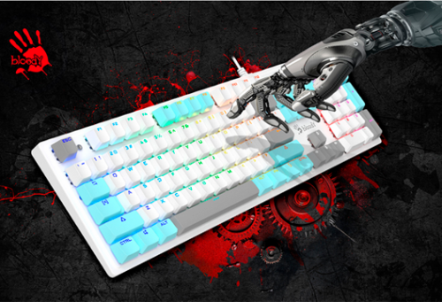 Точность и стиль: игровая клавиатура Bloody S520N теперь в белом цвете