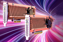 QNAP представляет новые карты расширения QM2 для добавления слотов M.2 NVMe SSD в NAS или ПК.